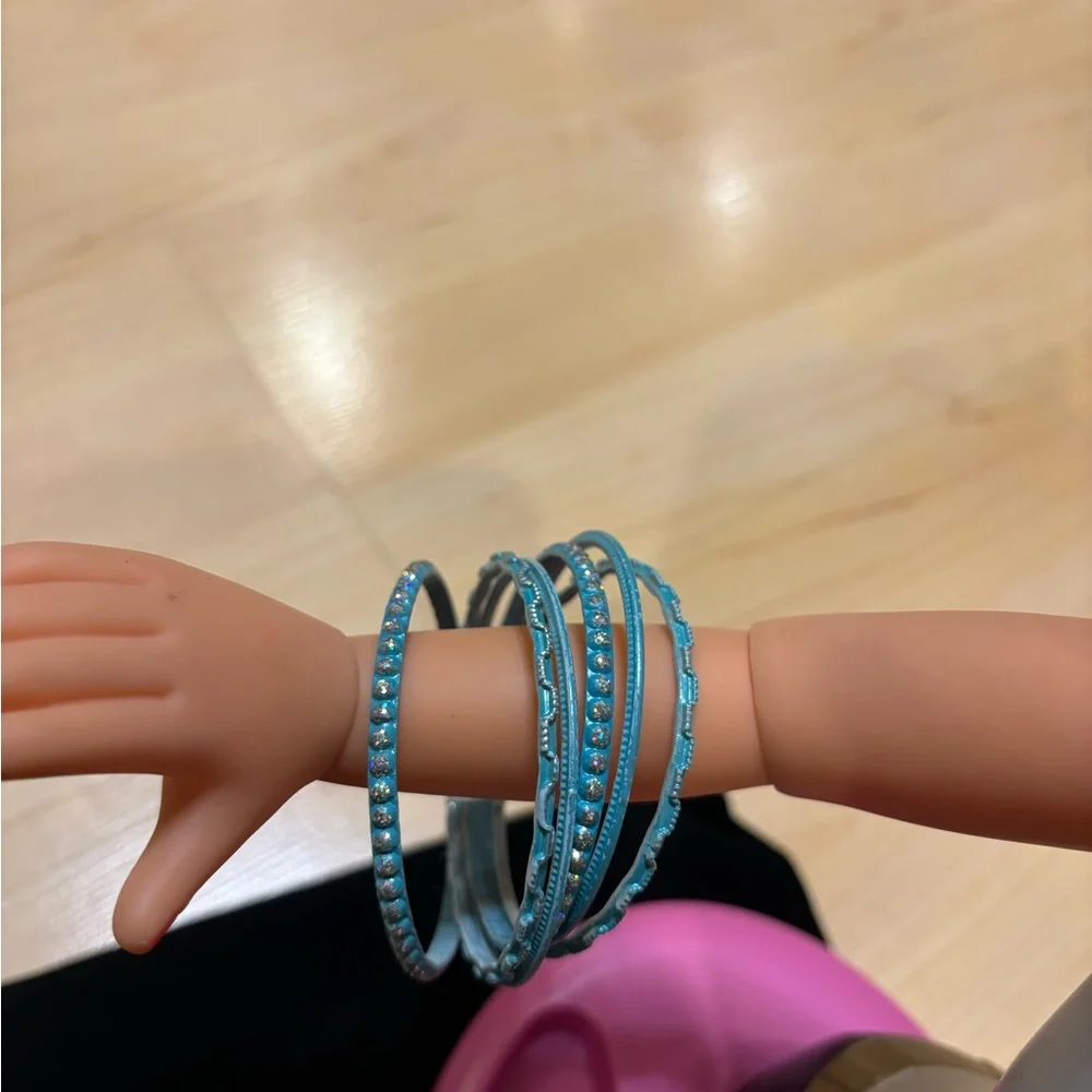 Colorful Bangles Set made by Local Artisans.Assorted colors FOR 7/8/9/10yr girls